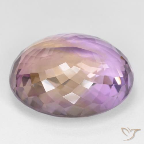 Amétrine Bicolore naturelle ovale, 30.54 ct, VVS