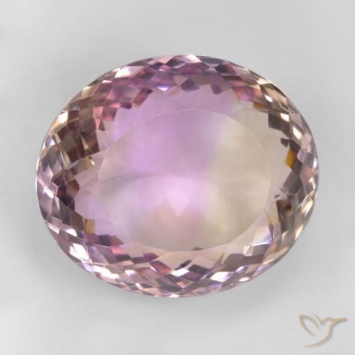 Amétrine Bicolore naturelle ovale, 23.28 ct, VVS-VS