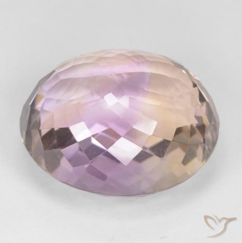 Amétrine Bicolore naturelle ovale, 23.28 ct, VVS-VS