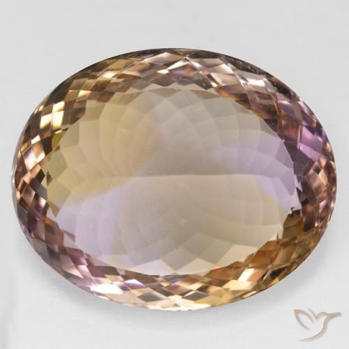 44.80ct Naturel Bicolore Amétrine, ovale, VVS
