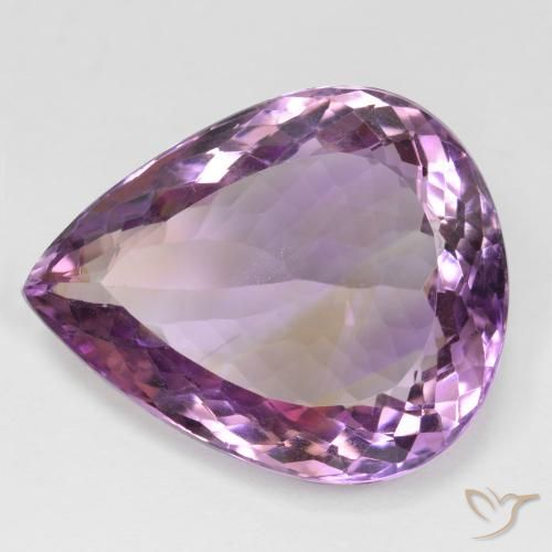 24.02ct Naturel Bicolore Amétrine, En forme de poire, VS