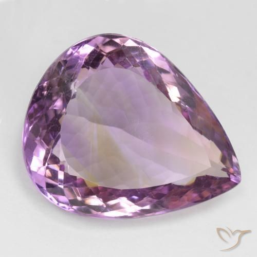 Amétrine Bicolore naturelle En forme de poire, 24.02 ct, VS