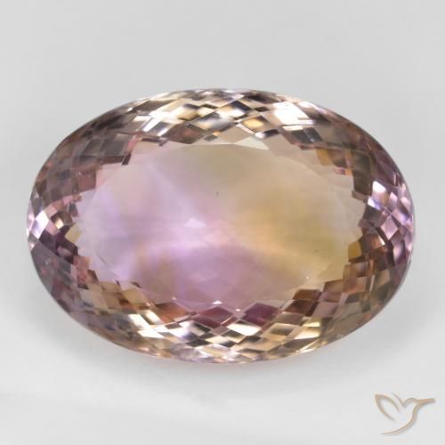 36.45ct Naturel Bicolore Amétrine, ovale, VVS-VS