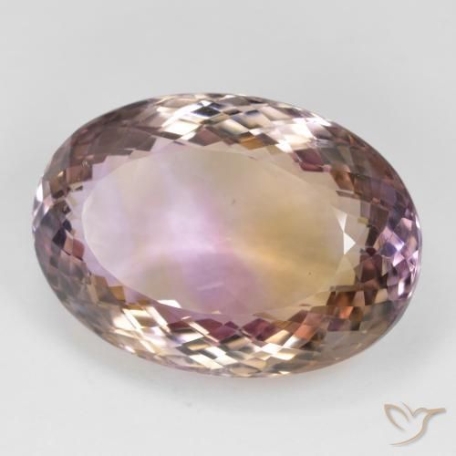 Amétrine Bicolore naturelle ovale, 36.45 ct, VVS-VS