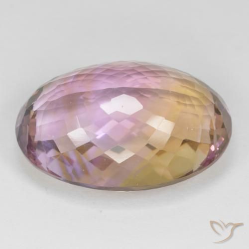Amétrine Bicolore naturelle ovale, 36.45 ct, VVS-VS