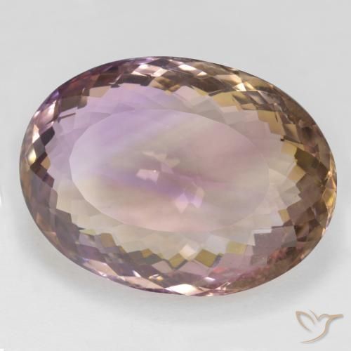 Amétrine Bicolore naturelle ovale, 38.41 ct, VVS