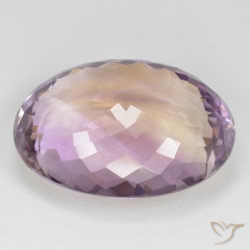 Amétrine Bicolore naturelle ovale, 38.41 ct, VVS