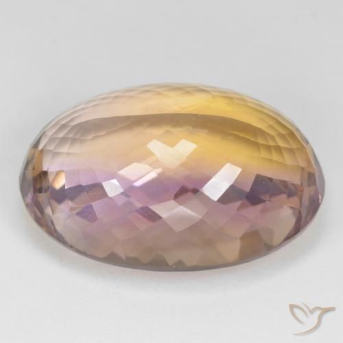 Amétrine Bicolore naturelle ovale, 49.30 ct, VVS