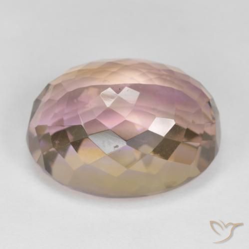 Amétrine Bicolore naturelle ovale, 16.92 ct, VS