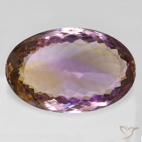 Amétrine Bicolore naturelle ovale, 38.32 ct, VS