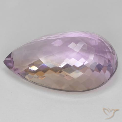 Amétrine Bicolore naturelle En forme de poire, 36.09 ct, VS