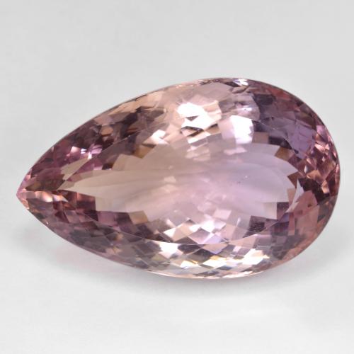 Amétrine bicolore naturelle en forme de poire, 58,34 ct, VVS-VS