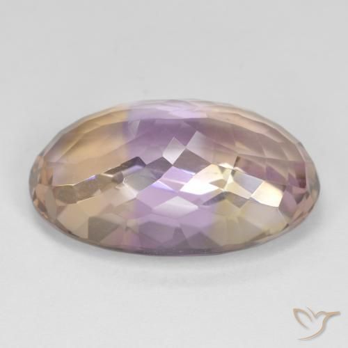 Amétrine Bicolore naturelle ovale, 18.83 ct, VVS-VS