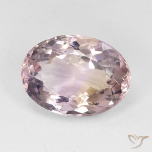 Amétrine Bicolore naturelle ovale, 8.17 ct, VVS-VS