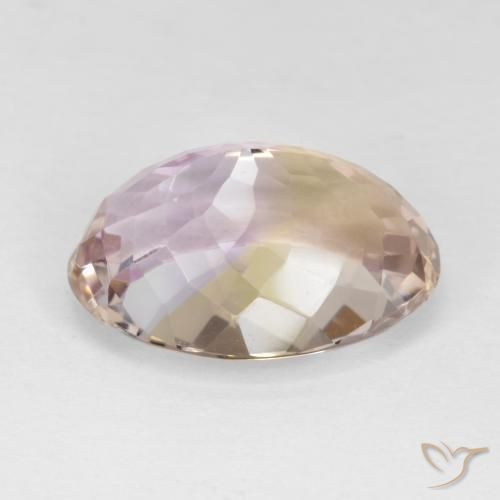 Amétrine Bicolore naturelle ovale, 8.17 ct, VVS-VS