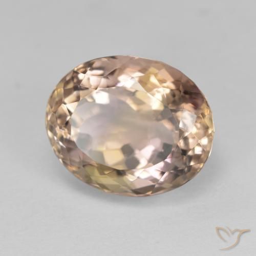 Amétrine Bicolore naturelle ovale, 8.70 ct, VVS-VS