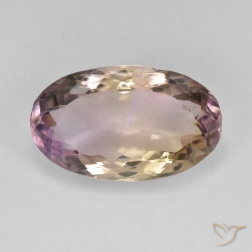 8.06ct Naturel Bicolore Amétrine, ovale, VVS