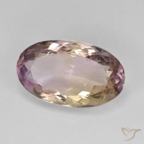 Amétrine Bicolore naturelle ovale, 8.06 ct, VVS