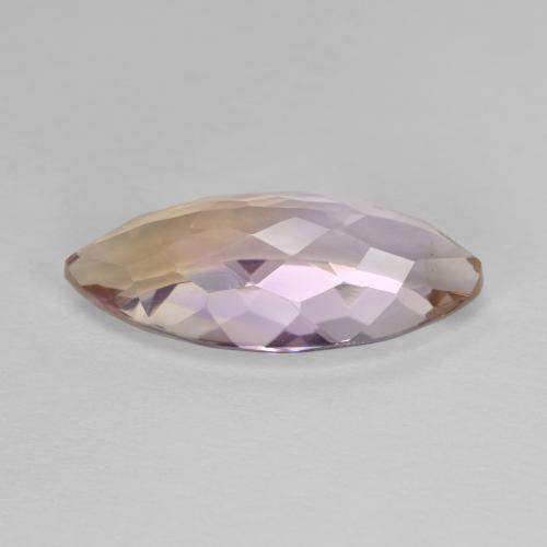 Amétrine bicolore naturelle marquise, 4,76 ct, VVS