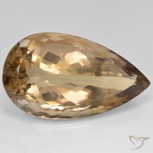 Amétrine Bicolore naturelle En forme de poire, 39.74 ct, VVS