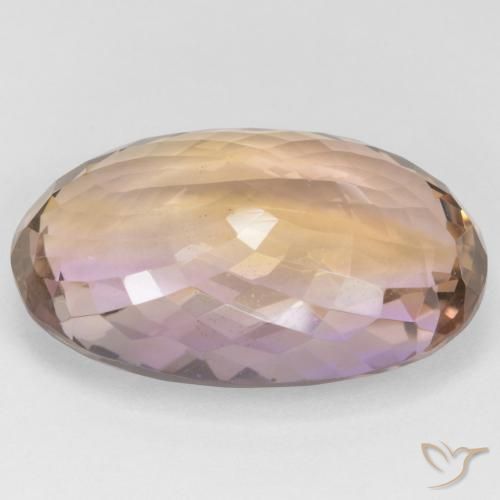 Amétrine Bicolore naturelle ovale, 28.88 ct, VVS-VS
