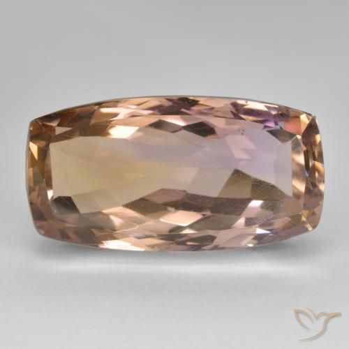 Amétrine Bicolore naturelle Coussin, 20.16 ct, VVS-VS
