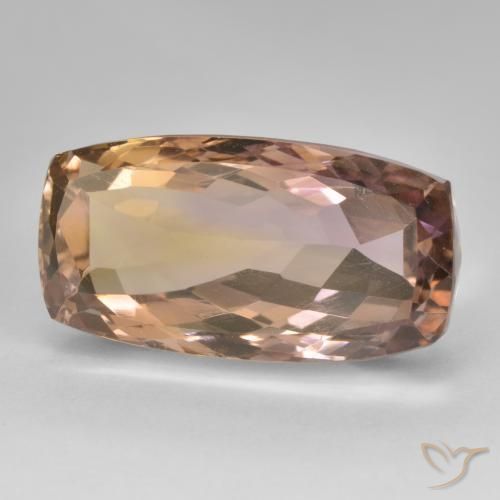 Amétrine Bicolore naturelle Coussin, 20.16 ct, VVS-VS