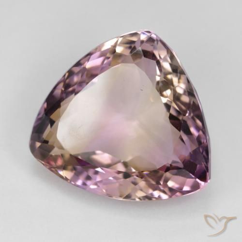 Amétrine Bicolore naturelle Trillion, 20.11 ct, VVS