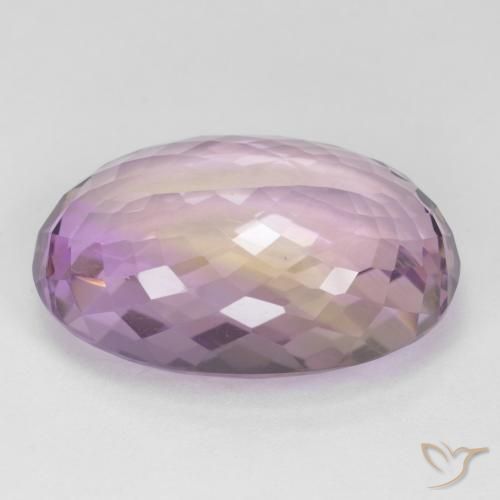 Amétrine Bicolore naturelle ovale, 20.00 ct, VVS