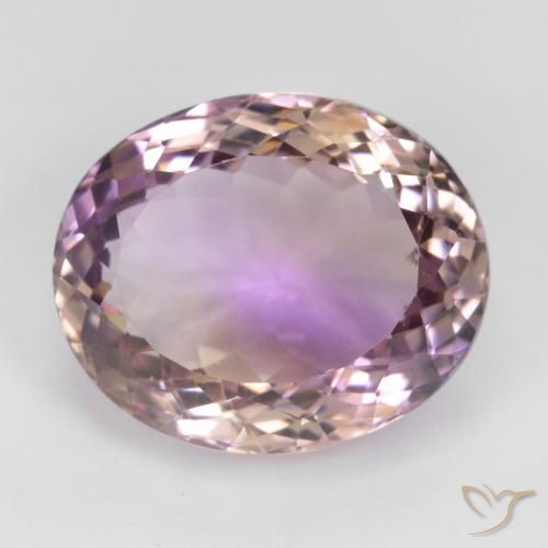 17.30ct Naturel Bicolore Amétrine, ovale, VS