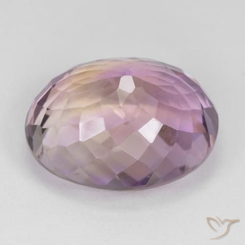 Amétrine Bicolore naturelle ovale, 17.30 ct, VS