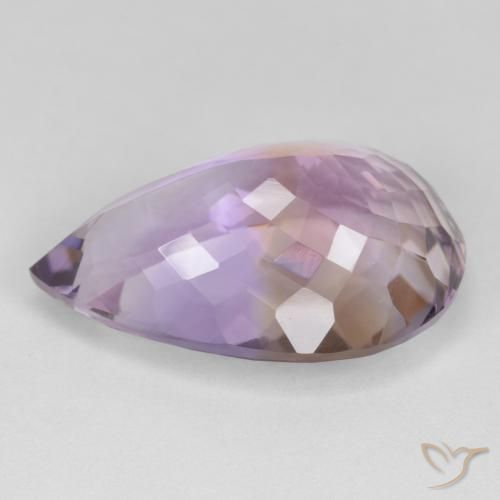Amétrine Bicolore naturelle En forme de poire, 16.24 ct, VVS