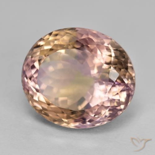 Amétrine Bicolore naturelle Coupe ovale, 15.79 ct, VS
