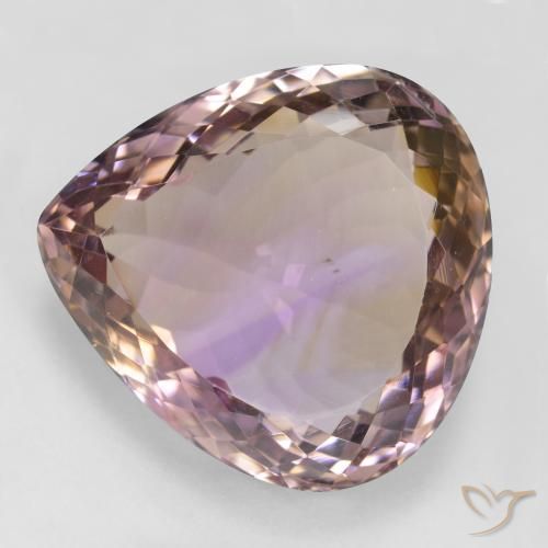 31.30ct Naturel Bicolore Amétrine, En forme de poire, VS