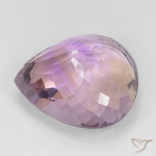 Amétrine Bicolore naturelle En forme de poire, 31.30 ct, VS