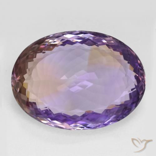 25.38ct Naturel Bicolore Amétrine, ovale, VVS-VS
