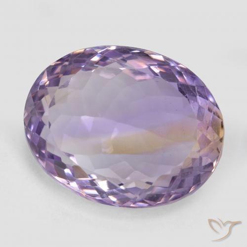 Amétrine Bicolore naturelle ovale, 23.95 ct, VS