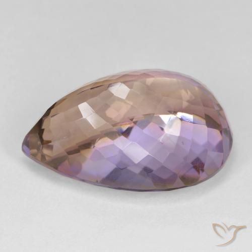 Amétrine Bicolore naturelle En forme de poire, 20.76 ct, VVS-VS
