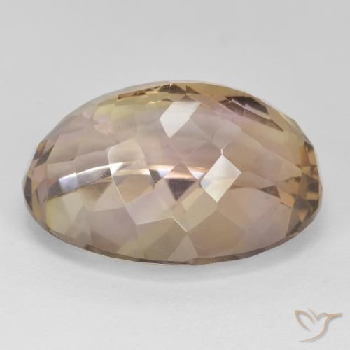 Amétrine Bicolore naturelle ovale, 20.00 ct, VS
