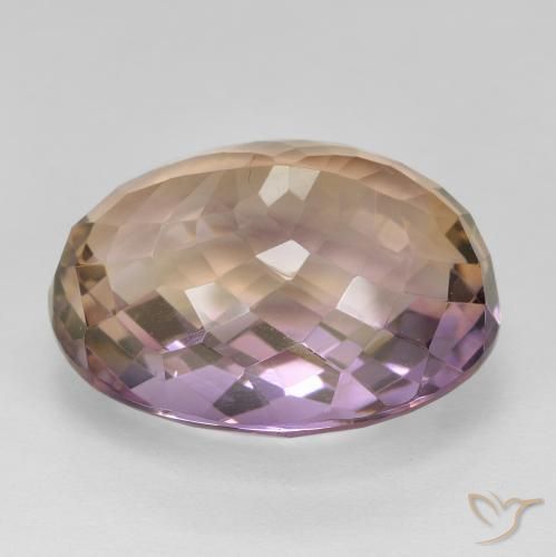 Amétrine Bicolore naturelle ovale, 19.95 ct, VVS-VS