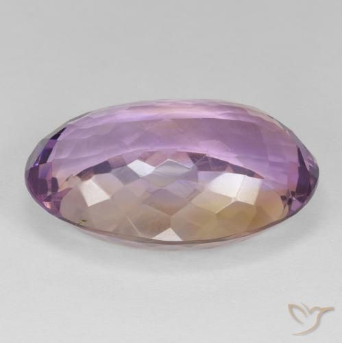 Amétrine Bicolore naturelle ovale, 23.52 ct, VS