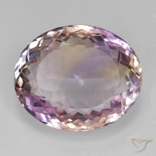 25.74ct Naturel Bicolore Amétrine, ovale, VVS-VS