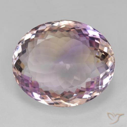 Amétrine Bicolore naturelle ovale, 25.74 ct, VVS-VS