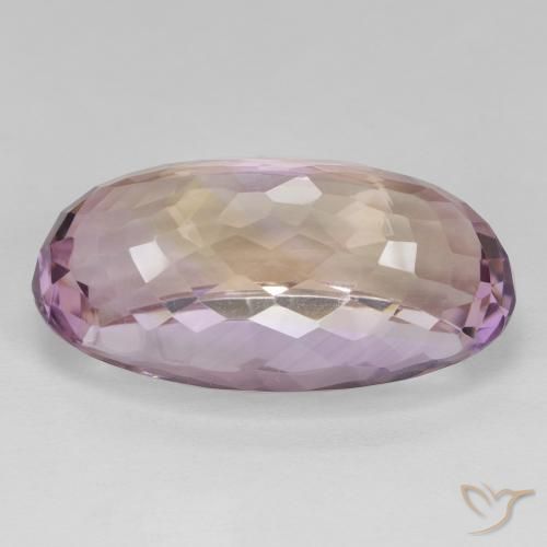 Amétrine Bicolore naturelle ovale, 19.81 ct, VVS-VS
