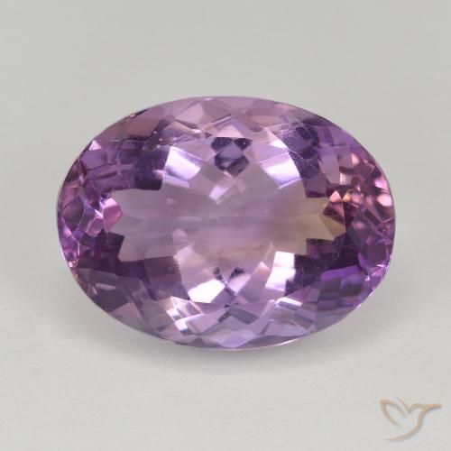 Amétrine bicolore naturelle coupe ovale, 14,62 ct, VVS-VS