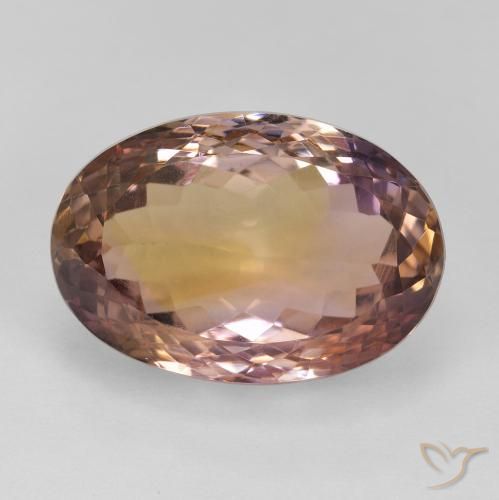 17.33ct Naturel Bicolore Amétrine, ovale, VVS-VS