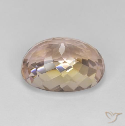 Amétrine Bicolore naturelle ovale, 16.73 ct, VS