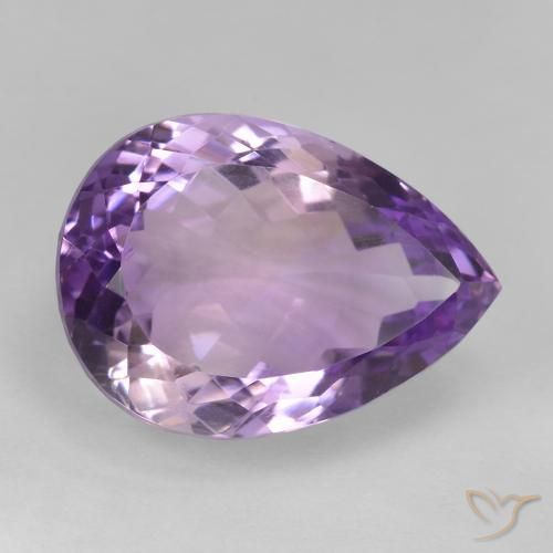 Amétrine Bicolore naturelle En forme de poire, 19.30 ct, VVS-VS