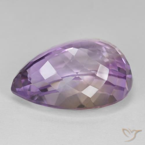 Amétrine Bicolore naturelle En forme de poire, 19.30 ct, VVS-VS