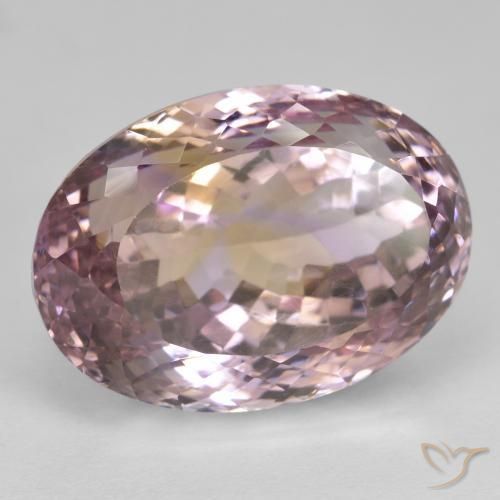 Amétrine Bicolore naturelle ovale, 27.56 ct, VVS-VS